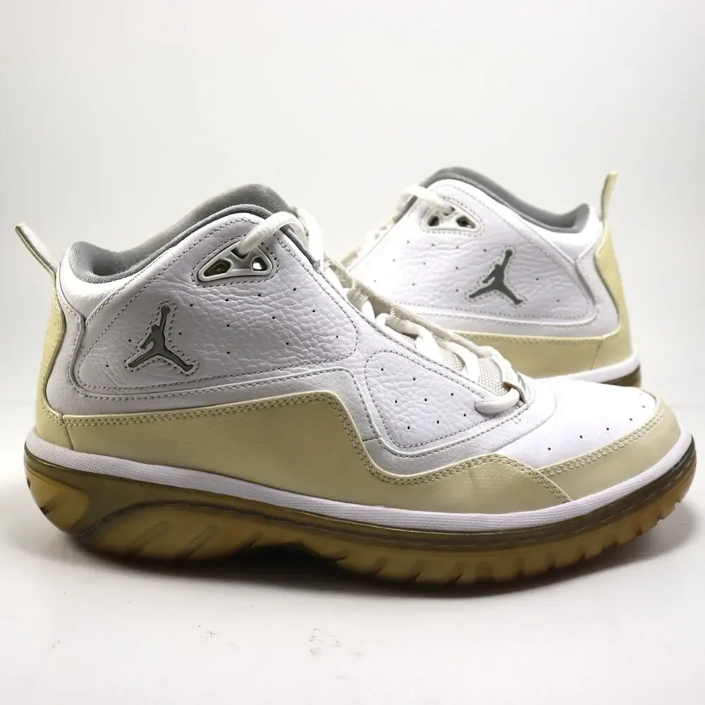 Jordan Team Elite 2‎ Mid 10 White Mens Basketball Shoes Sneakers